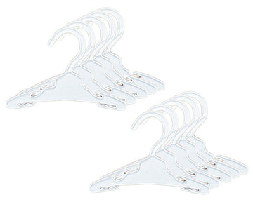 Sophia's - 18" Doll - 7 1/2" Plastic Display Hangers - White