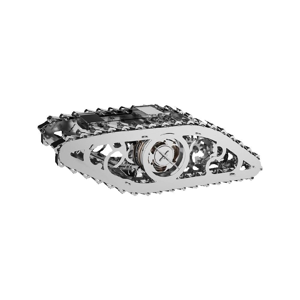 Marvel Steampunk Dieselpunk Scale Model 3D Puzzle for Adults - Metal DIY Kit - Collectible Construction Set of a Moving Wind-Up Tank