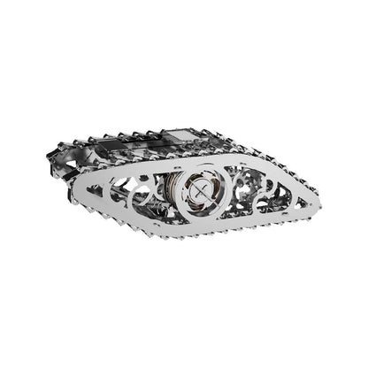 Marvel Steampunk Dieselpunk Scale Model 3D Puzzle for Adults - Metal DIY Kit - Collectible Construction Set of a Moving Wind-Up Tank