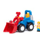 Wow Toys Lift-It Luke - Friction Powered Forklift Toy with Driver Figure | Toddler Construction Vehicle Toy Ages 1.5-5 Years