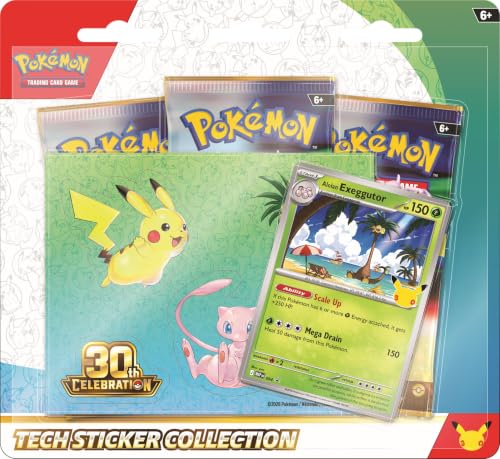 Pokemon TCG: 30th Celebration Tech Sticker Collection - Alolan Exeggutor