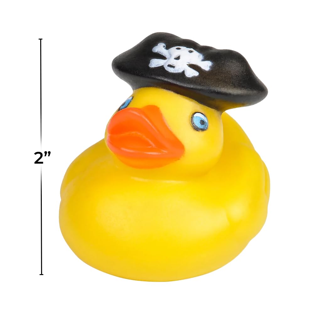 2" Pirate Rubber Duckies (1 Dozen)