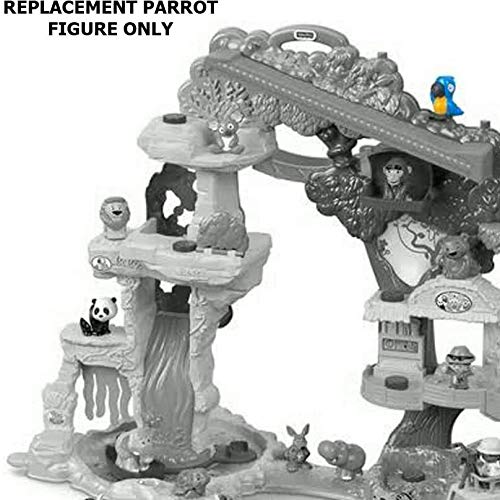 Replacement Parts for Safari Playset - Fisher-Price Little People Share and Care Safari Playset FHF35 ~ Includes 1 Parrot Figure