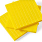 hand2mind Yellow Plastic Base Ten Blocks Flats Set, Place Value Blocks, Counting Cubes for Kids Math, Base Ten Blocks Classroom Set, Math Blocks