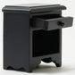 Classics by Handley Dollhouse Miniature Night Stand, Black