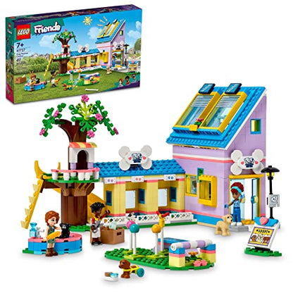 LEGO Friends Dog Rescue Center 41727, Pet Animal Playset for Kids Ages 7 Plus Years Old with 2023 Series Characters Autumn and Zac Mini-Dolls, Toy Vet