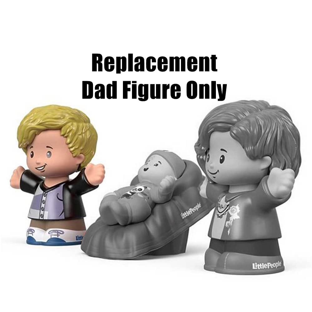 Replacement Part for Fisher-Price Little People Big Helpers Family - FRM72 ~ Replacement Dad Figure ~ Blonde Hair