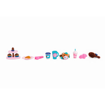Wild Manes Horse Toys - Cocoa’s Bakery Café Cart Playset with Cocoa Horse Doll, Pastry & Drink Accessories, Brush & Stuffed Animal