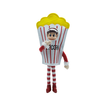 LovelfStory Christmas Elf Doll Accessories Clothes, Sweet Popcorn Couture Outfits for Boy or Girl Elf, Doll Not Included