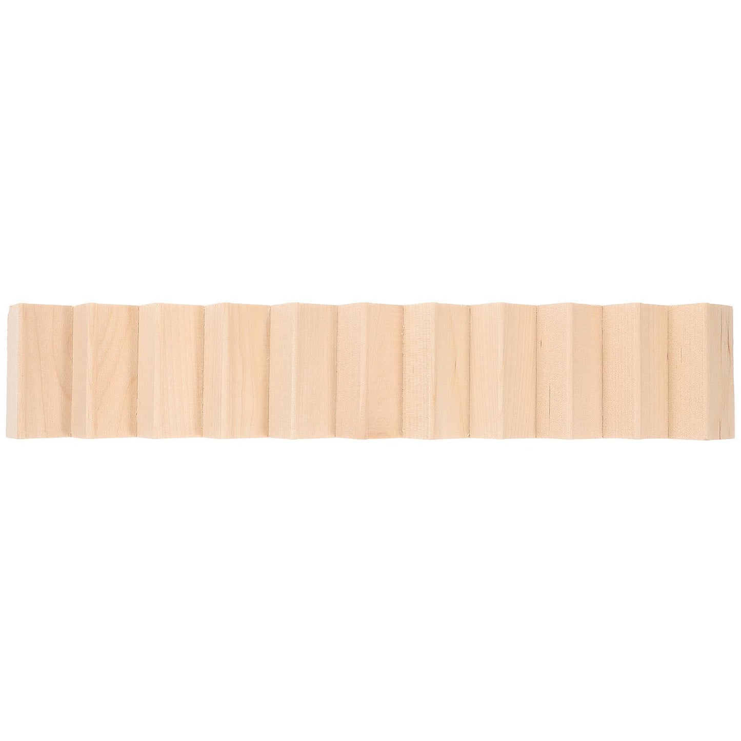 ARTIBETTER 1 12 Scale Mini Staircase for Dollhouse DIY Furniture Accessory Without Handrail 11-Step Wooden Model for Miniature House Scene