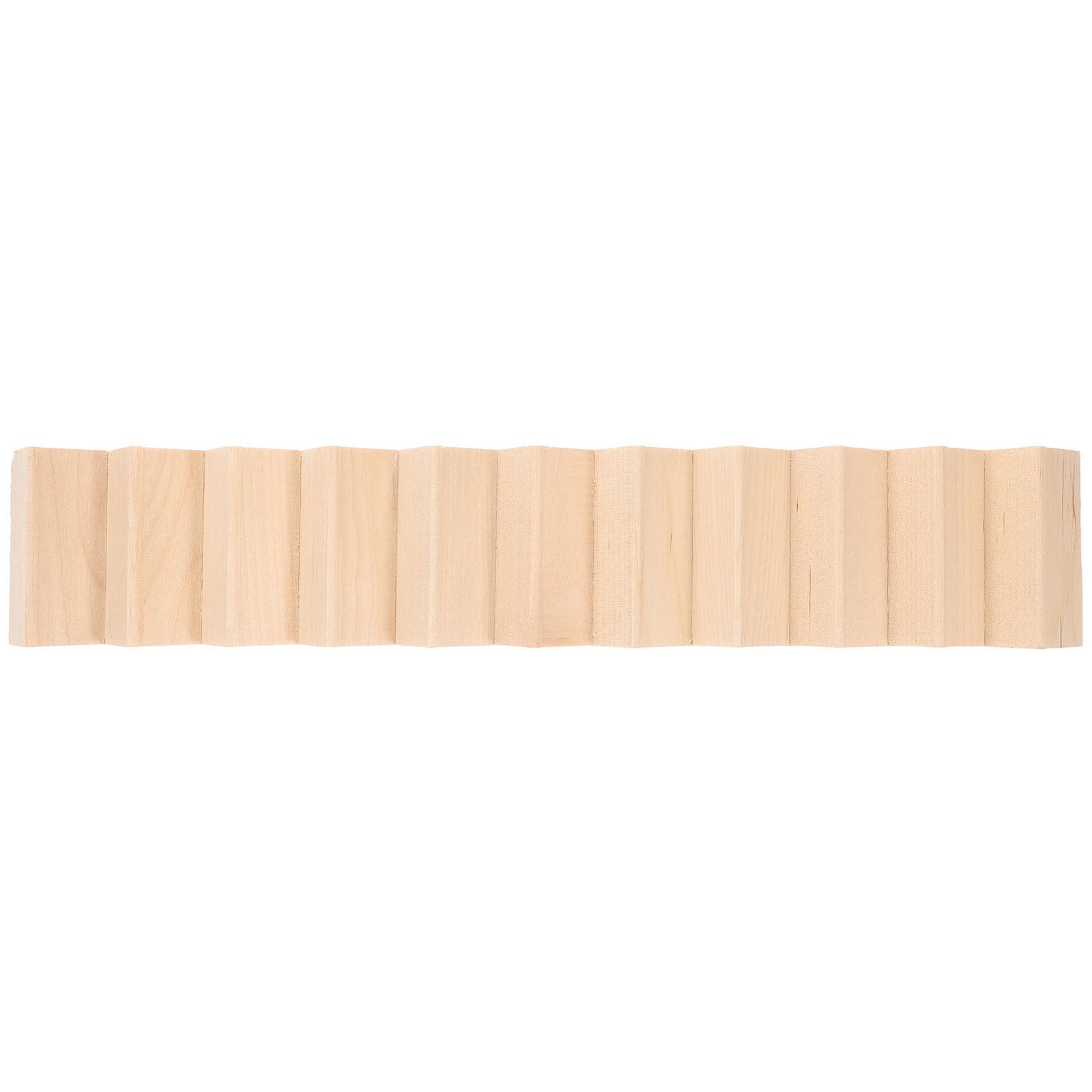 ARTIBETTER 1 12 Scale Mini Staircase for Dollhouse DIY Furniture Accessory Without Handrail 11-Step Wooden Model for Miniature House Scene