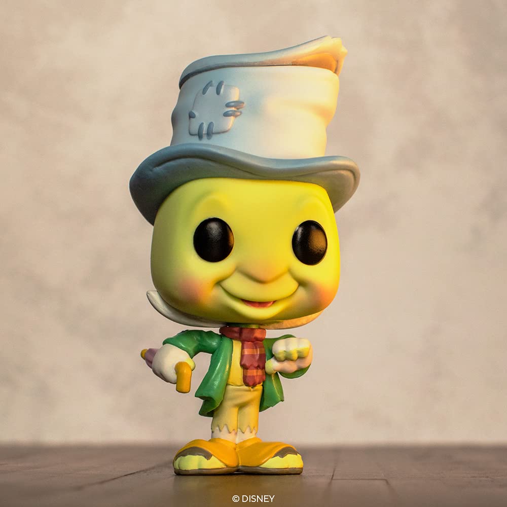 POP Funko Pop! Disney: Pinocchio - Street Jiminy, 3.75 inches, Multicolor
