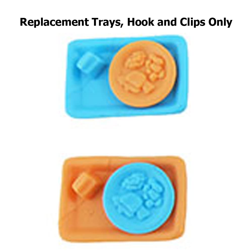 Replacement Parts for Inspired by DC Super Hero Girls Super Hero High School Playset DMR13 - Replacement Trays, Hook and Clips