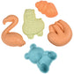 US Toy 9-Piece Eco-Friendly Sand Play Set - Beach Toys for Kids Sandcastle Building Outdoor Sandbox Play Travel Summer Activity Kit