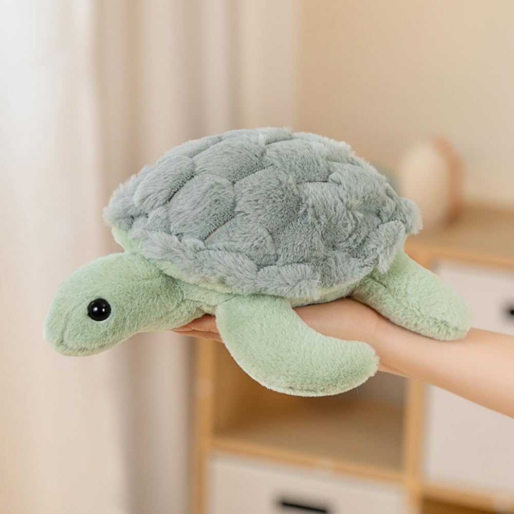 Xshelley10 inch Turtle Stuffed Animals Plush Toy,Soft Sea Turtle Plush Toy Tortoise Plushies Pillow for Kids Birthday Gifts