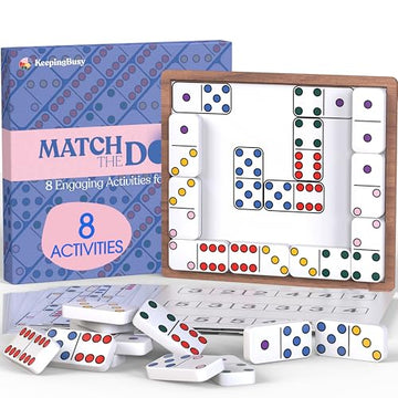 Keeping Busy Match Dots Dementia Activities for Seniors | Alzheimer Products for Elderly Patients | Fun Memory Game Toy & Cognitive Brain Puzzle