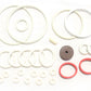 Game Room Guys 1973 Gottlieb Hot Shot Pinball White Rubber Ring Kit