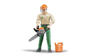 Bruder 60030 Forest Worker with Accessories, Toy Figure, Action Figure