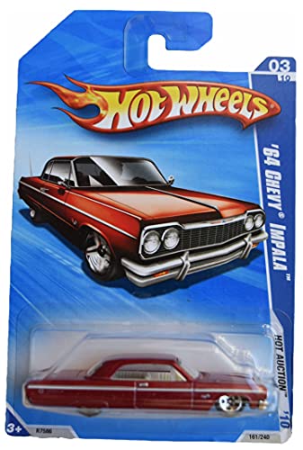 Hot Wheels '64 Chevy Impala, [red] 161/240 2010 Hot Auction 3/10