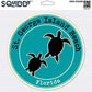 Squiddy St George Island Beach Florida - Vinyl Sticker, 7 in