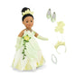 Emily Rose 18 Inch Doll Clothes 5-PC Princess Gown Halloween Costume Dress and Accessories Set with Crown, Necklace, Gloves and Matching Shoes | Doll