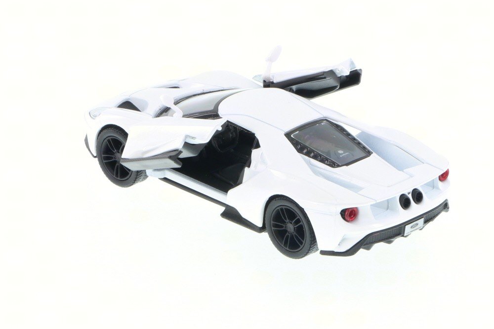 KiNSMART - 2017 Ford GT 1:38 Scale 5" Die Cast Model Toy Super Car (White)