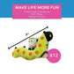 Fun Express Plush Bugs with Card - Toys - VBS Vacation Bible School Supplies/Decor - 12 Pieces