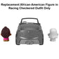 Replacement Part for Fisher-Price Little-People Convertible Car Playset - HCF59 ~ Replacement African-American Figure in Racing Checkered Outfit ~