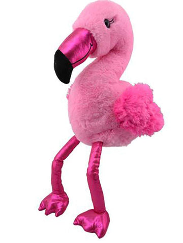 Stuffems Toy Shop Record Your Own Plush 16 inch Flo the Flamingo - Ready to Love in A Few Easy Steps