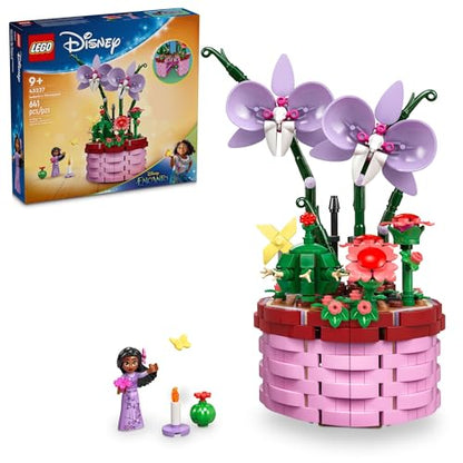 LEGO Disney Encanto Isabela’s Flowerpot, Buildable Orchid Flower Toy for Kids with Disney Encanto Mini-Doll, Toy for Play and Display, Fun Gift for 9
