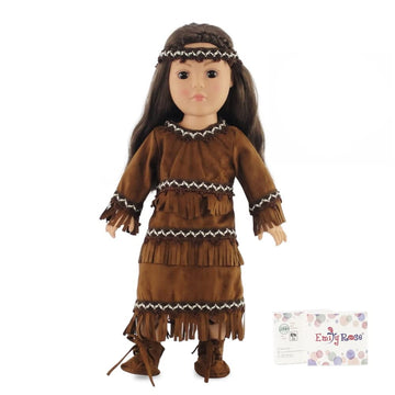 Emily Rose 18 Inch Doll Costume Outfit - 3-Piece Dress-Up Clothing Set with Shoes & Accessories, Gift Boxed, Compatible with American Girl, Our