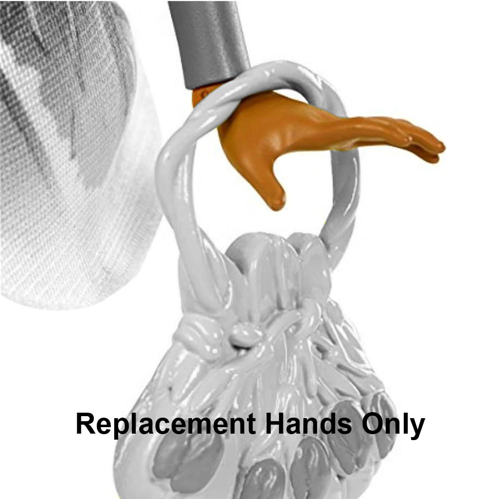 Mattel Replacement Parts for Ever After High Nina Thumbell Doll - DHF44 ~ Includes 2 Tan Replacement Hands