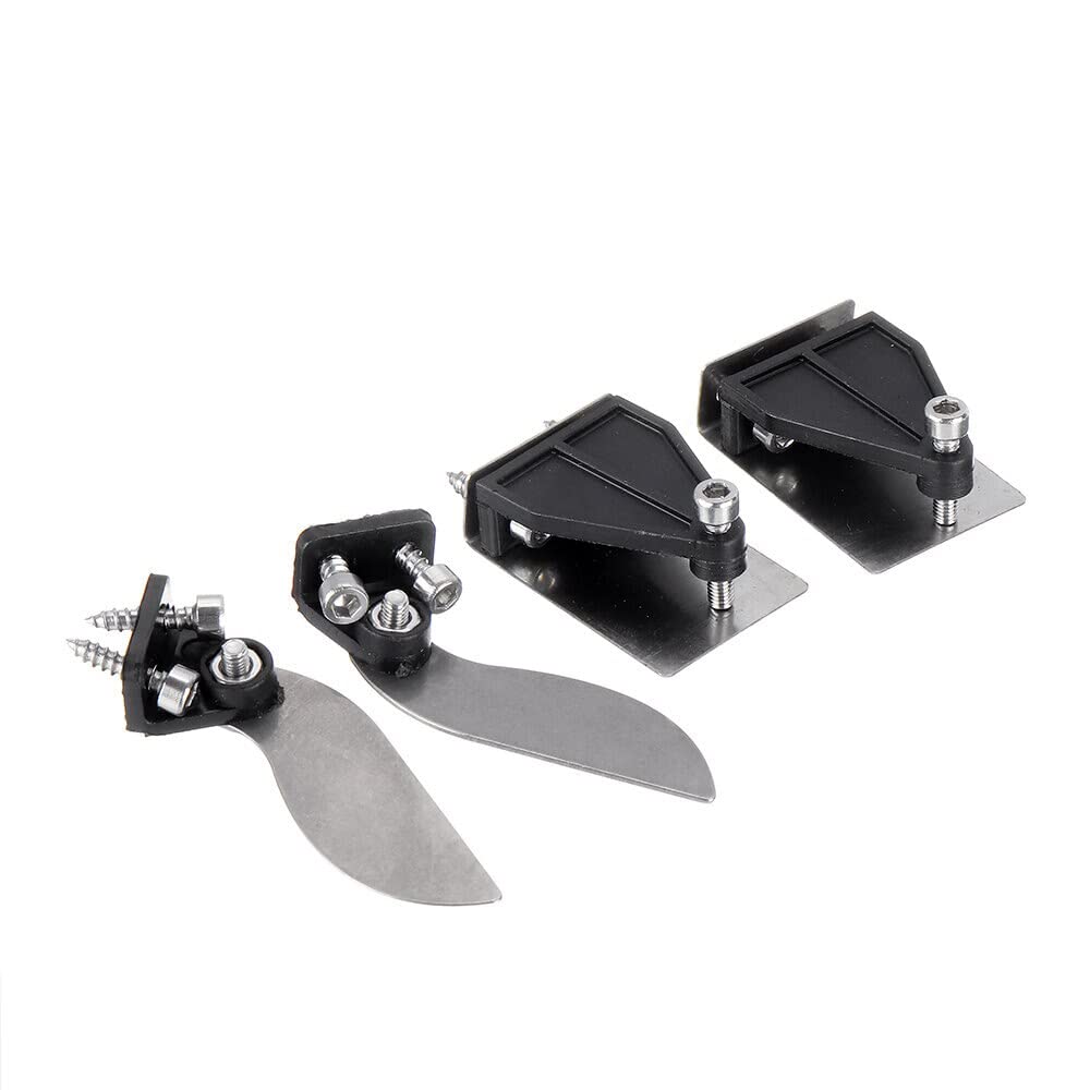 JIAFANRC Replacement Metal Water Fins & Trim Tabs for VOLANTEX RC Boat, Fit for Vector SR48 (797-3), Vector S (797-4) and 79202 Brushed Models