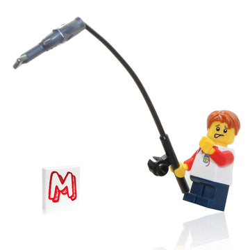 LEGO Outdoor Adventure Minifigure - Camper Boy Child (with Fishing Pole and Fish)