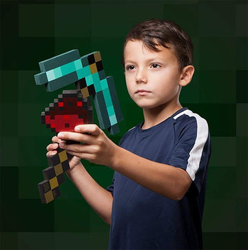 Minecraft Diamond Pickaxe and Redstone Dust Adventure Kit
