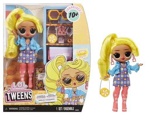 LOL Surprise Tweens Fashion Doll Hana Groove with 10+ Surprises and Fabulous Accessories - for Kids Ages 4+