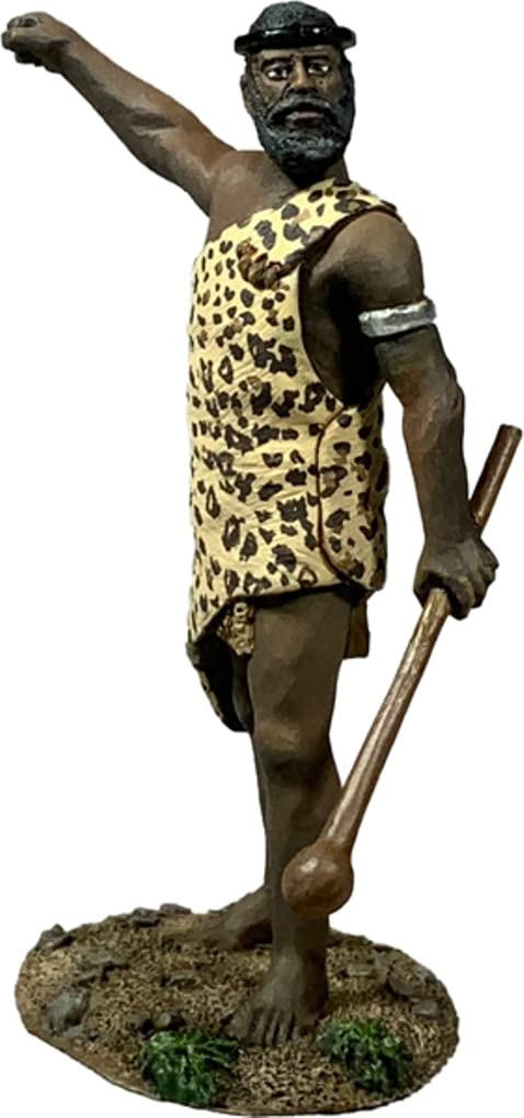 W. Britain Anglo Zulu War 20204 Zulu Chief Signalling 1879 1:30 Scale Metal