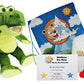 Stuffems Toy Shop Make Your Own Stuffed Animal Al E Gator 16"- No Sew - Kit with Cute Backpack!