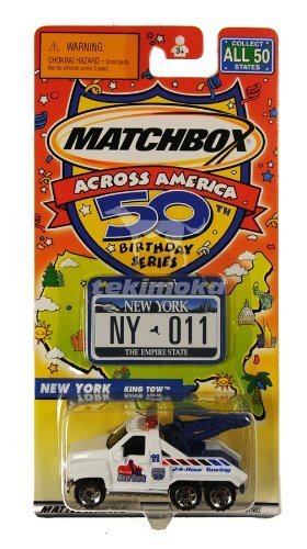 Matchbox Across America 50th Birthday Series NEW YORK "King Tow" Truck by Matchbox
