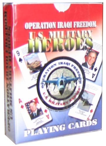 Operation Iraqi Freedom 'Us Military Heroes' Playing Cards