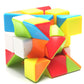 Twisty Speed Cube 3X3X3 Twisted Magic Cube Puzzle Toy Stickerless Colorful