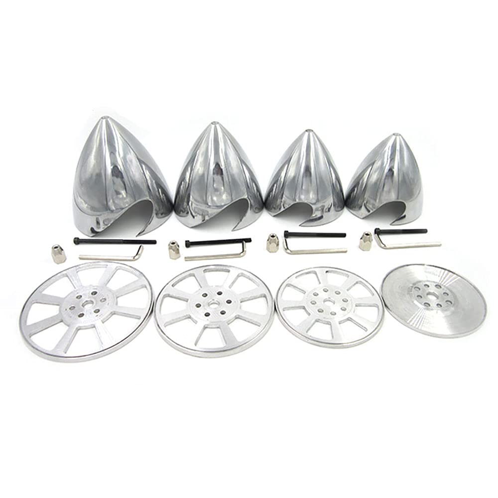 FLFRC Metal Propeller Spinner Dia 70mm-127mm CNC Plane Spinner for DLE Gasoline Engine DLE20 DLE30 DLE55 DLE111 DLE222 RC Airplane (2.75"(70MM))