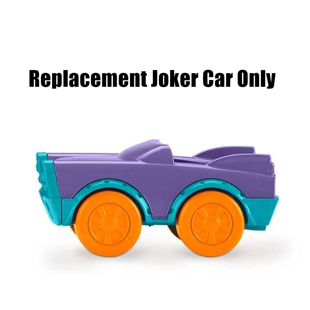 Replacement Part for Fisher-Price Little People DC Superfriends Deluxe Batcave Playset - HHY77 ~ Replacement Purple and Blue Joker Car
