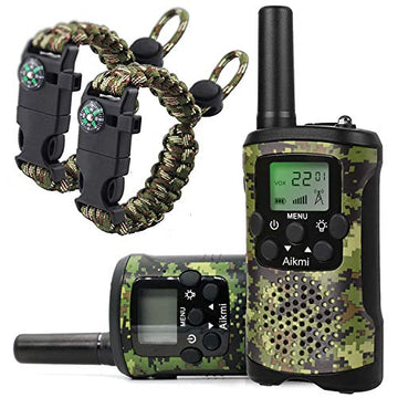 Walkie Talkies for Kids 22 Channel 2 Way Radio 3 Miles Long Range Handheld Walkie Talkies Durable Toy Best Birthday Gifts for 6 Year Old Boys and