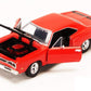 1969 Dodge Coronet Super Bee Red 1/24 Diecast Model Car by Motormax