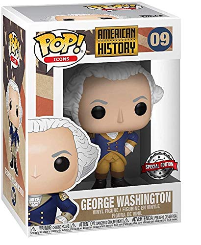 Funko Pop! Icons: History - George Washington, Multicolor
