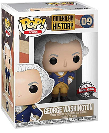 Funko Pop! Icons: History - George Washington, Multicolor