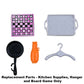 Replacement Parts for Barbie Malibu House Playset - FXG57 ~ Replacement Kitchen Supplies, Hanger and Board Game