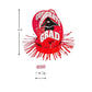 Fun Express - Red Grad Table Decor Kit (23pc) for Graduation - Party Decor - General Decor - Centerpieces - Graduation - 23 Pieces