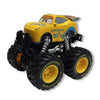 LATUROP 1/55 Mini Big Wheels Set 1 Pack, Movie Car 3 Toy Series, Metal Diecast Cartoon Vehicles for Childern's Gift, Black Storm Jackson. (Mini curiz